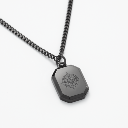 Paul Hewitt Men's Octagonal Halskette Windrose Schwarz JETZT KAUFEN