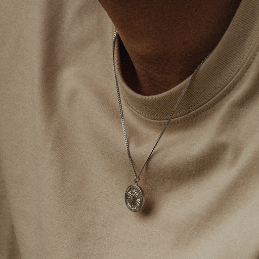 Paul Hewitt Men's St. Christopher Halskette Silber Zeitbegrenzte Promotion