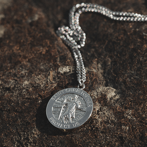 Paul Hewitt Men's St. Christopher Halskette Silber Zeitbegrenzte Promotion