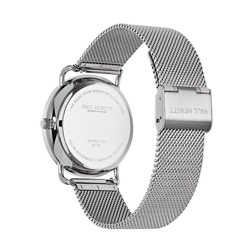 Paul Hewitt Sailor 39 mm Uhr Silber Weiß Nur für heute