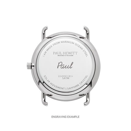 Paul Hewitt Sailor 39 mm Uhr Silber Weiß Nur für heute