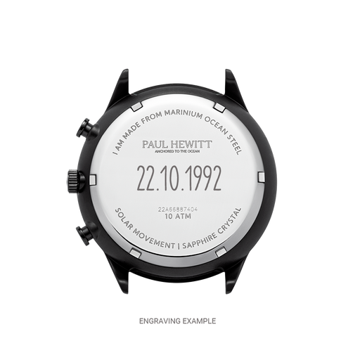 Paul Hewitt Chrono Uhr Schwarz Weiß Discount Store für neue Produkte