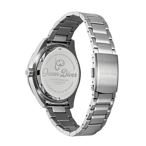 Paul Hewitt Ocean Diver Uhr Silber Schwarz Im Verkauf