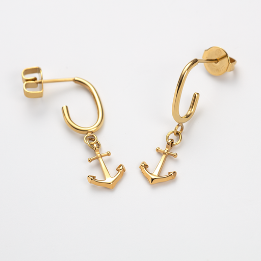 Paul Hewitt The Anchor II Hoops Ohrring Gold Black Friday