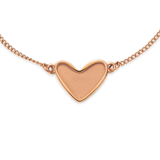 Paul Hewitt Engravable Heart Armkette Roségold Jubiläumsangebot