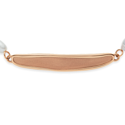 Paul Hewitt Engravable Plate Pearl Armkette Roségold Exklusive Angebote