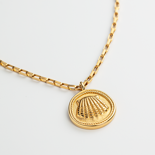 Paul Hewitt Scallop Halskette Gold Riesige Ersparnisse