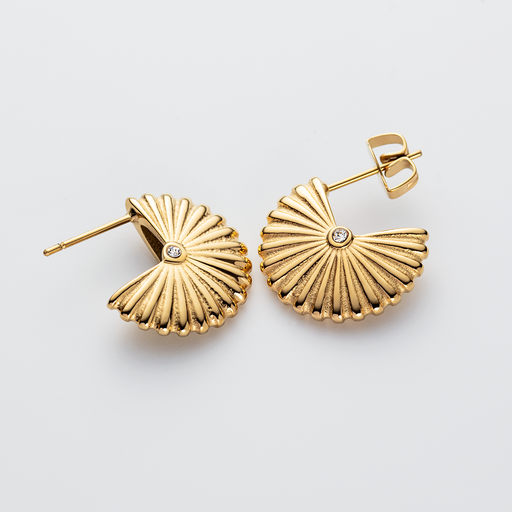Paul Hewitt Scallop Ohrstecker Gold Super Sparpreis