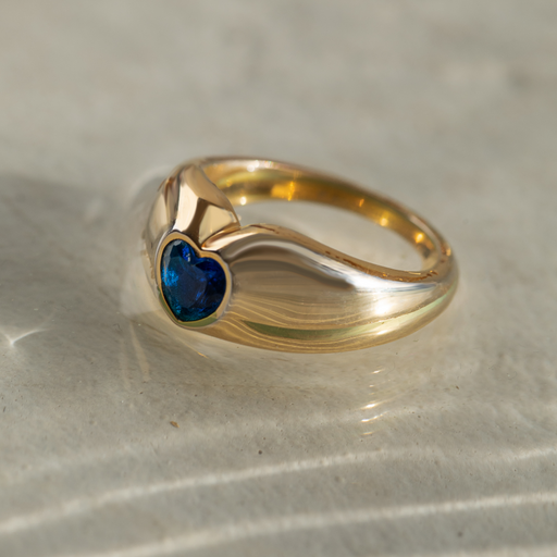 Paul Hewitt Bold Heart Ring Gold Kostenlose Rückgabe