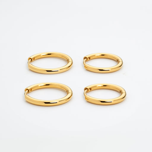 Paul Hewitt Treasures of the Sea Hoops Ohrring Gold Letzte 2 Tage
