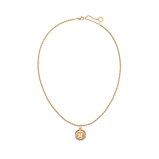 Paul Hewitt Rope Chain Halskette und Zodiac Charms Gold Fabrikladen