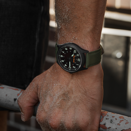 Paul Hewitt Captain's Field Watch NATO olive Vierteljährliche Förderung