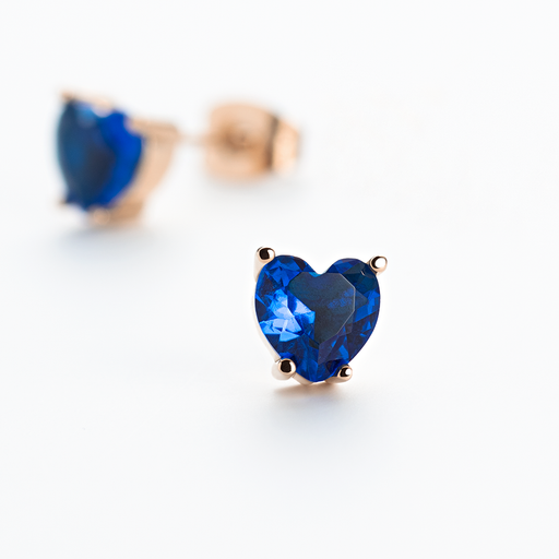 Paul Hewitt Blue Heart Ohrring Roségold Meist gekauft