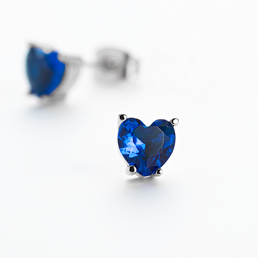 Paul Hewitt Blue Heart Ohrring Silber Blitzverkäufe