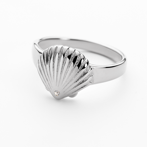Paul Hewitt Scallop Ring Silber Preisnachlass