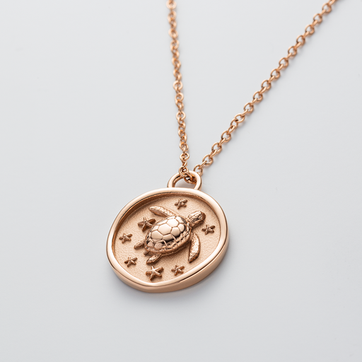 Paul Hewitt Turtle Coin Halskette Roségold Weihnachtsangebot