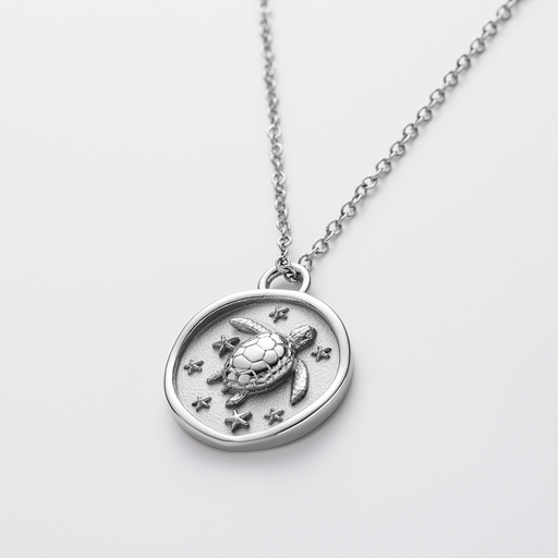 Paul Hewitt Turtle Coin Halskette Silber Osterangebot
