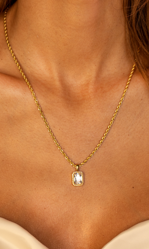 Paul Valentine Pavé Emerald Necklace Letzter Tag
