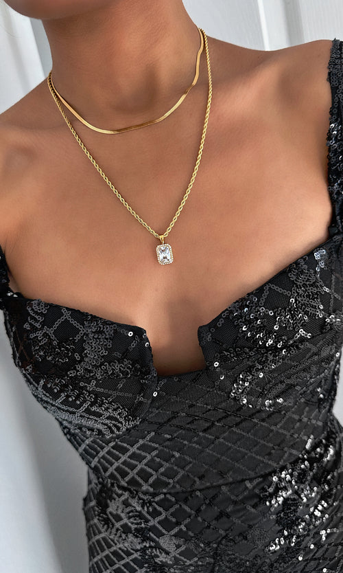 Paul Valentine Brilliant Sleek Necklace Zeitbegrenzte Promotion