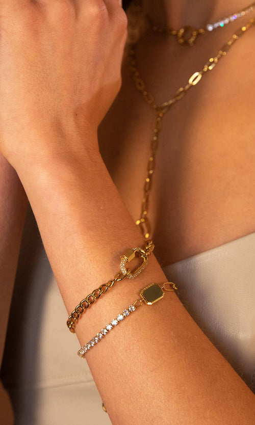 Paul Valentine Éclat Cuban Bracelet Super Rabatt