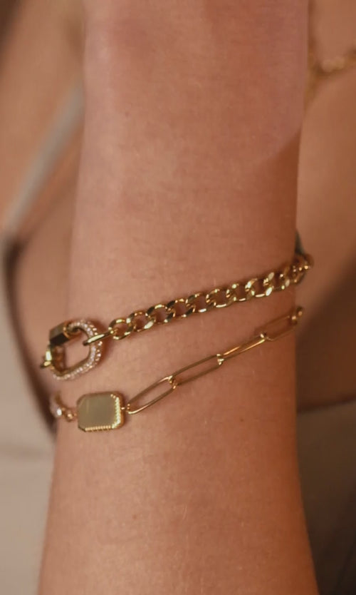 Paul Valentine Éclat Cuban Bracelet Super Rabatt