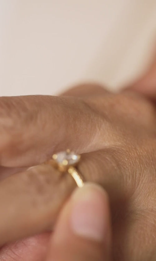 Paul Valentine Brilliant Oval Ring Rabatte dieses Monats