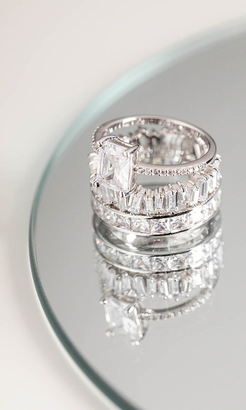 Paul Valentine Emerald Pavé Ring Auslauf