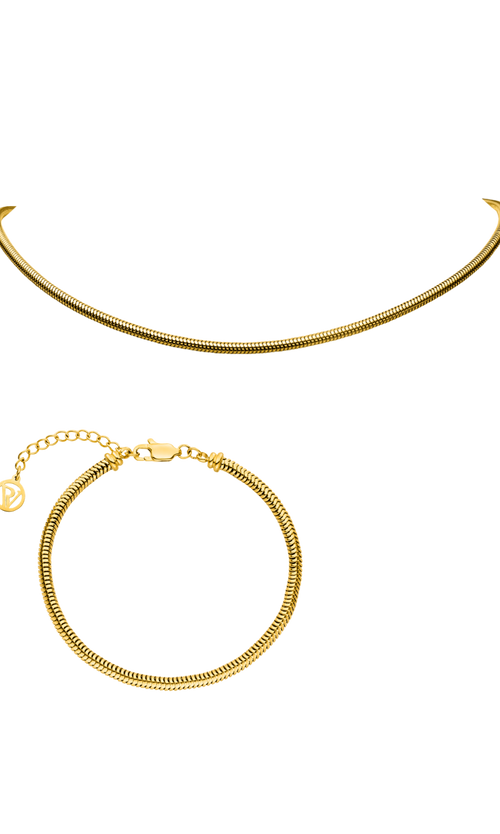 Paul Valentine Avenue Snake Chain Set Neueste Mode