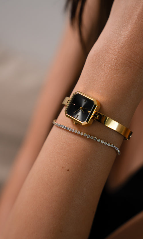Paul Valentine Ethereal Watch & Sparkling Bracelet Set Riesige Ersparnisse