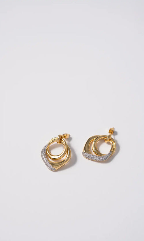 Paul Valentine Crystal Galaxy Earrings Auslauf