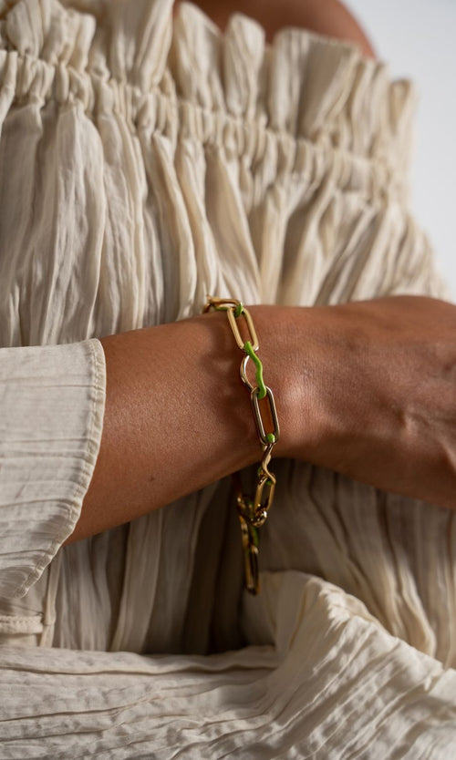 Paul Valentine Wave Rush Enamel Bracelet Saisonschlussverkauf