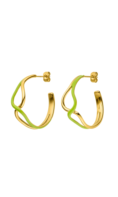 Paul Valentine Wave Rush Enamel Hoops Weihnachtsangebot