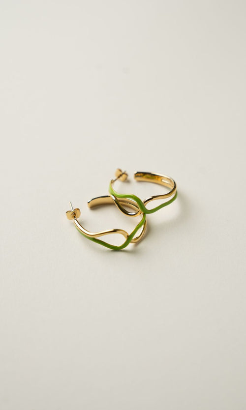 Paul Valentine Wave Rush Enamel Hoops Weihnachtsangebot