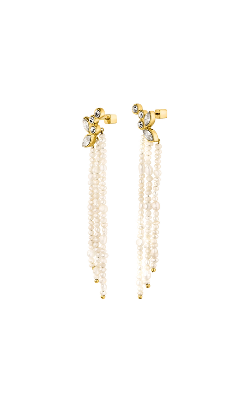 Paul Valentine Adorn Earrings Pearl Tassel Letzter Tag