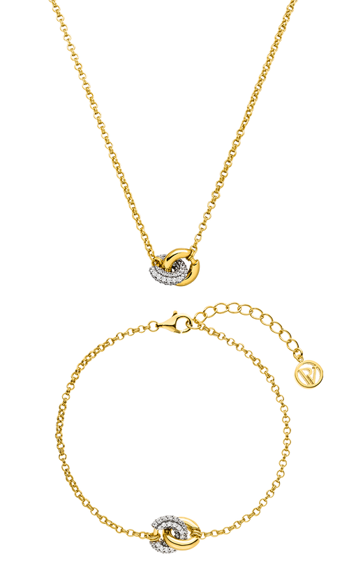 Paul Valentine Pure Necklace & Bracelet Set Sonderangebot der Fabrik