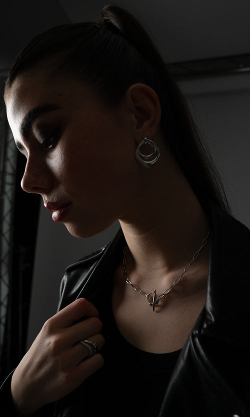Paul Valentine Crystal Galaxy Necklace Clearance-Verkauf