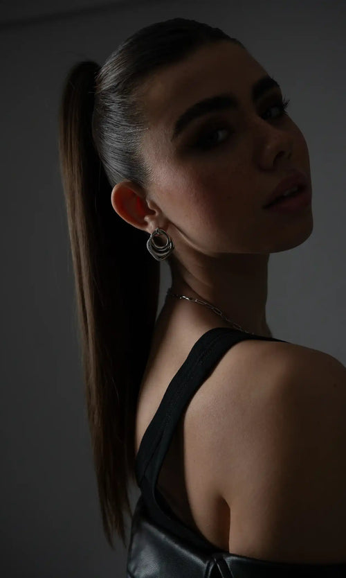 Paul Valentine Crystal Galaxy Earrings Kostenloser Versand international