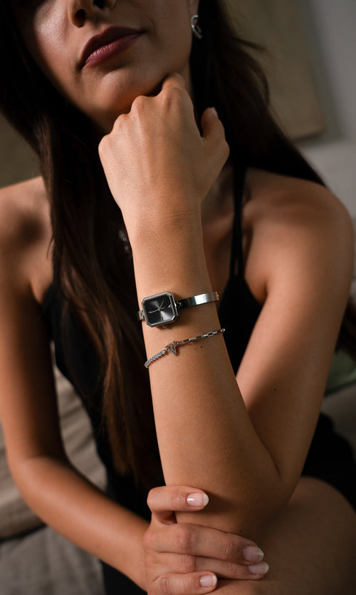 Paul Valentine Ethereal Watch Silver Fabrikladen