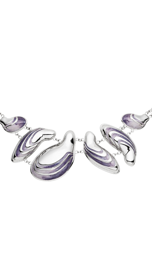 Paul Valentine Underwater Enamel Necklace Im Verkauf