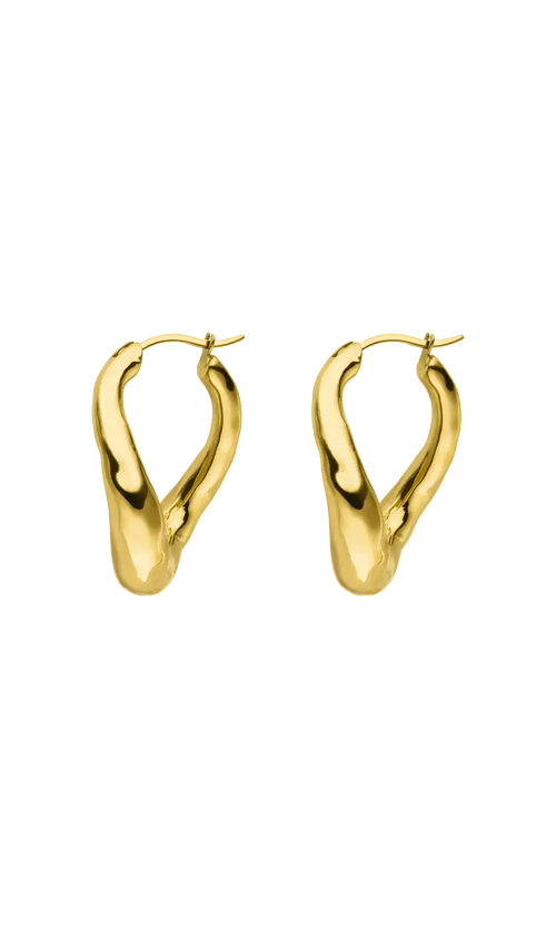 Paul Valentine Molten Twisted Hoops Rabatte dieses Monats