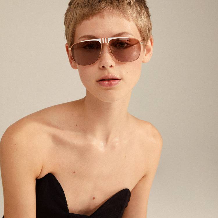 Pilgrim YANARA Sonnenbrille Braun/Gold Verkauf