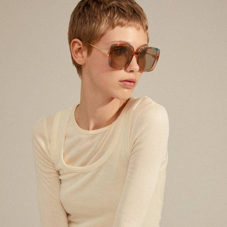 Pilgrim ALIET Sonnenbrille Mehrfarbig/Gold Bestseller