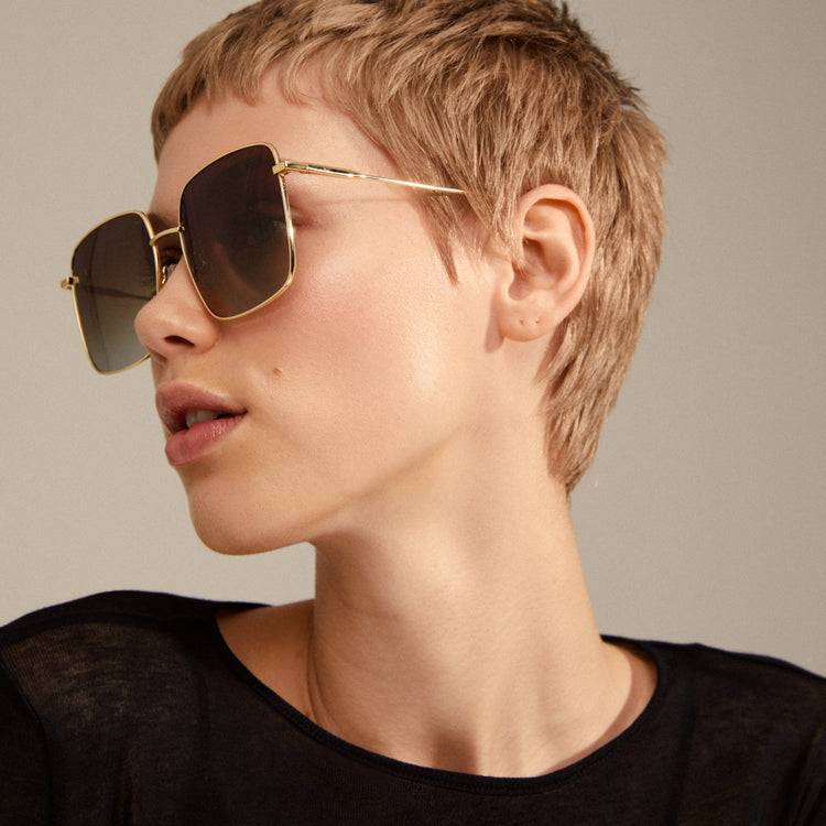 Pilgrim JONAN Sonnenbrille Braun/Gold Tiefpreis