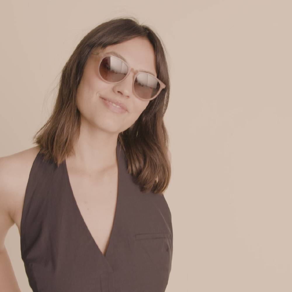 Pilgrim SAHARA Recycelte Sonnenbrille Rosa Letzte 3 Tage