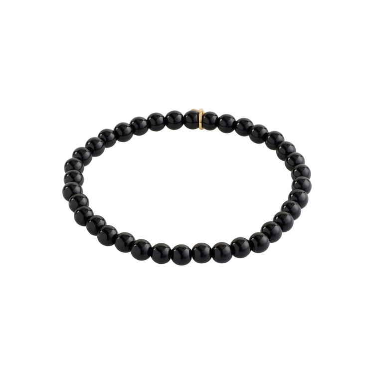 Pilgrim JOE Armband, Schwarzer Achat Hotsell