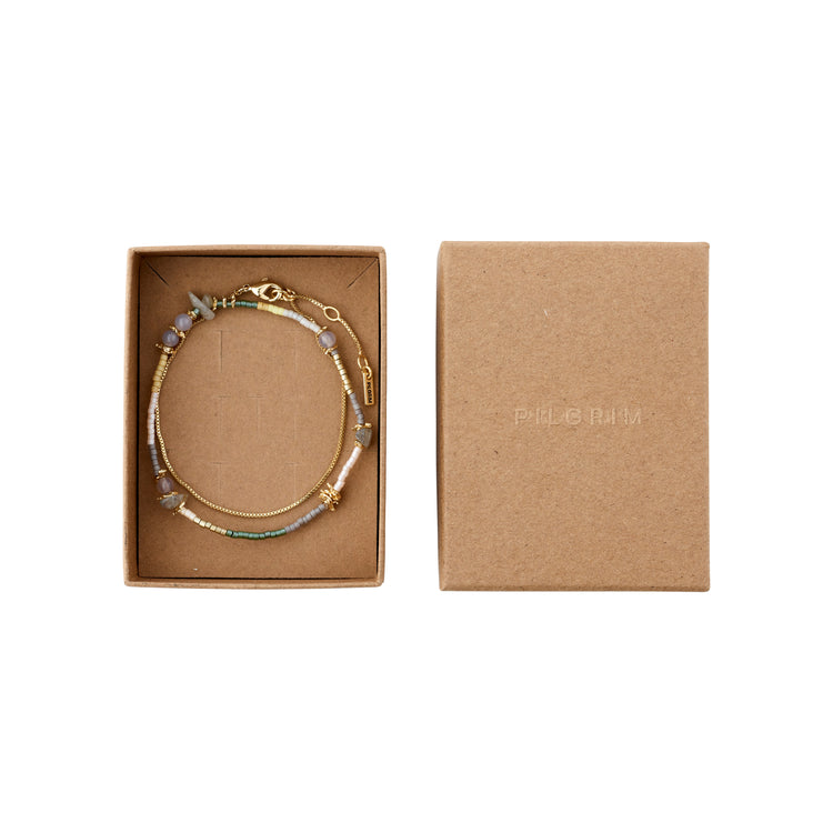 Pilgrim PIXIE Geschenkset, Armband 2-in-1-Set, vergoldet Exklusive Angebote