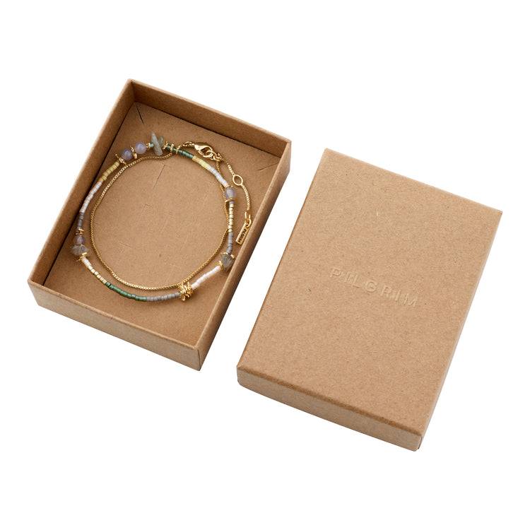 Pilgrim PIXIE Geschenkset, Armband 2-in-1-Set, vergoldet Exklusive Angebote