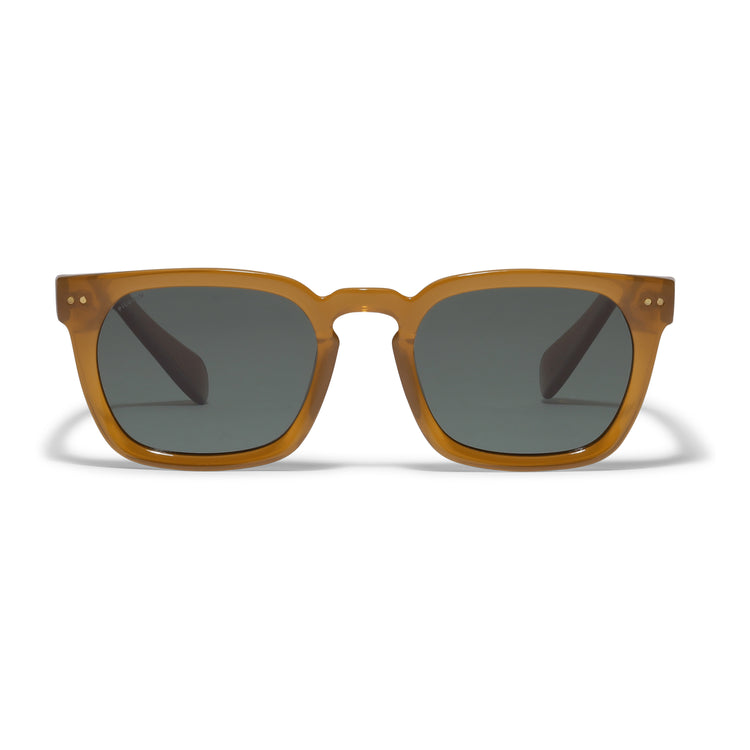 Pilgrim ELETTRA ikonische Retro-Sonnenbrille karamellbraun im Angebot