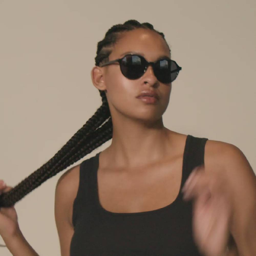 Pilgrim TRIANA recycelte Sonnenbrille schwarz Blitzverkäufe