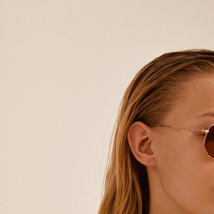 Pilgrim RYLAN Sonnenbrille Orange/Gold Rabatt
